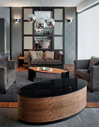 Elegant and luxury living room interior.